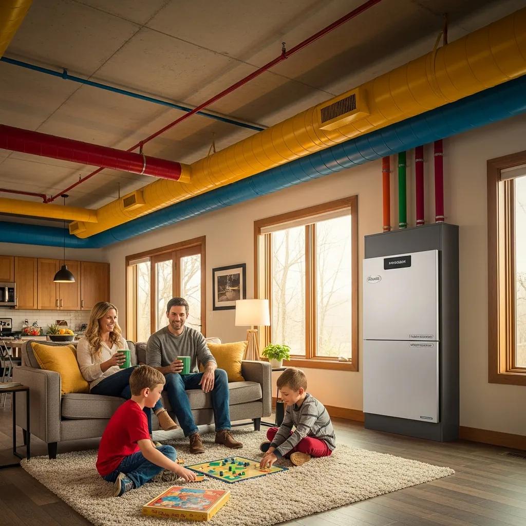 Modern home in Comstock Park, MI, highlighting energy efficiency and HVAC system benefits