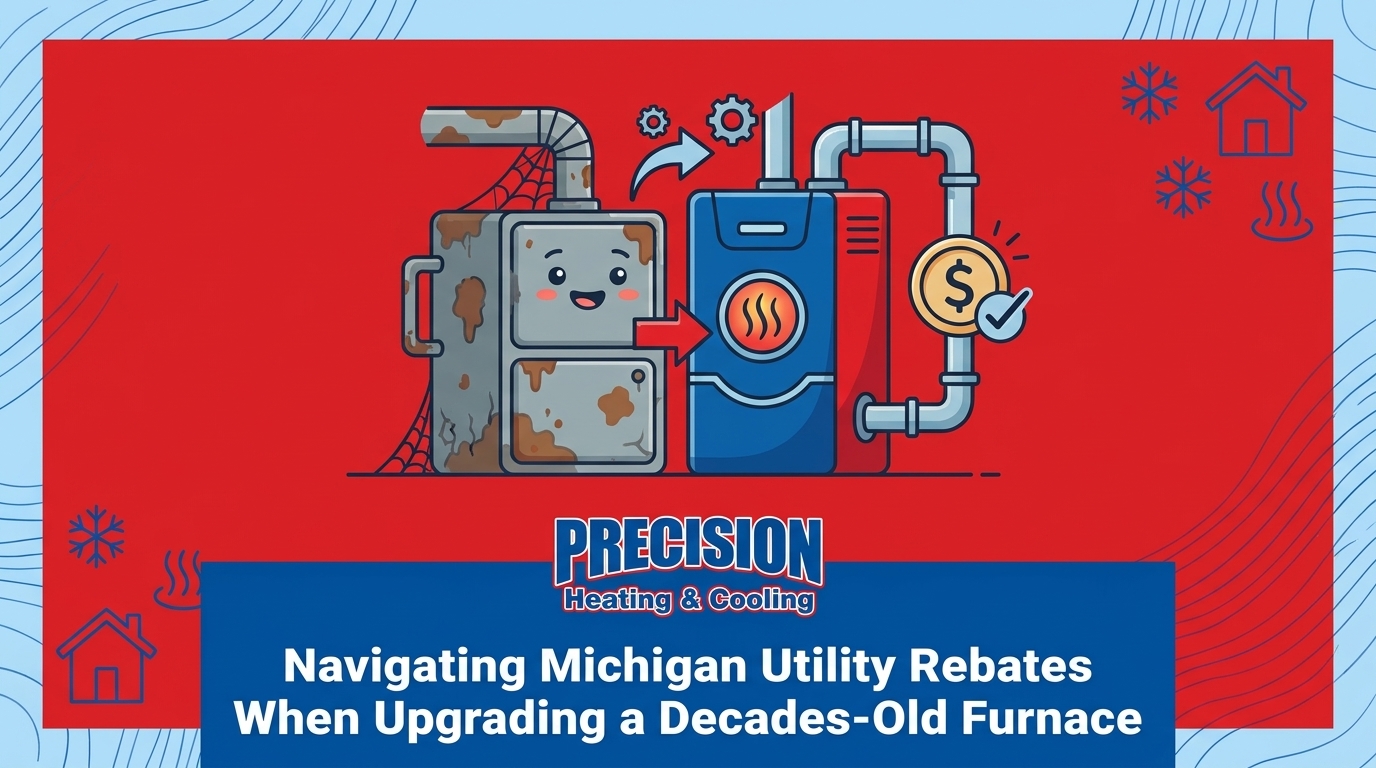 Navigating Michigan Utility Rebates When Upgrading a Decades-Old Furnace — featured image